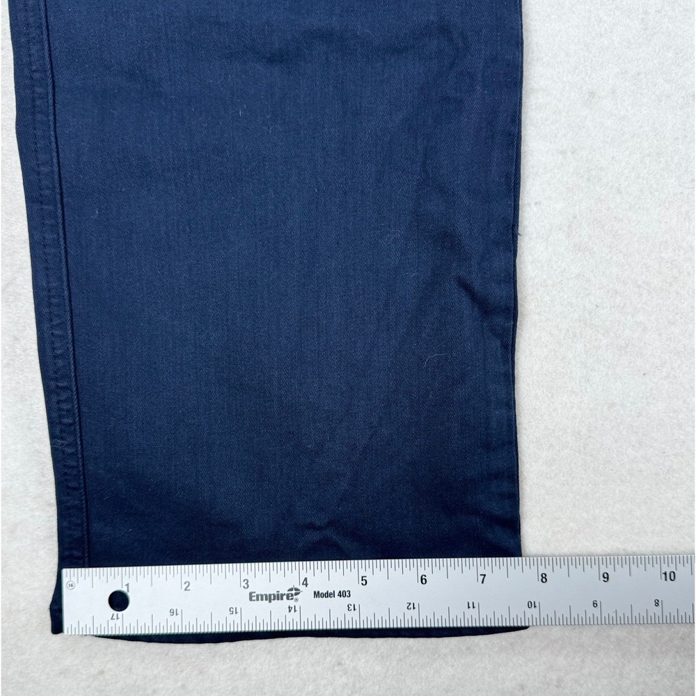 Cosmic Blue Love Navy Utility Patch Pocket Straight Leg Pants Size 33 - Picture 4 of 9